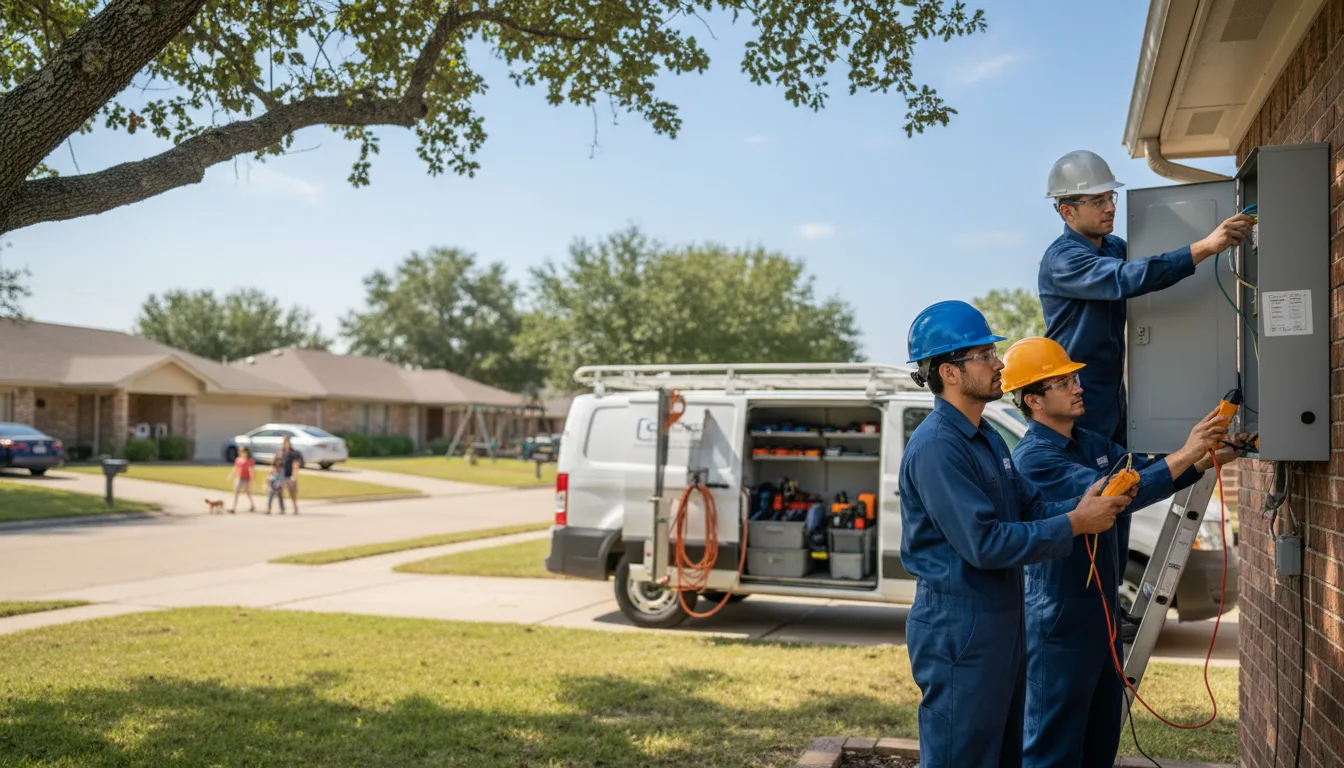 Certified electrician providing emergency electrical services in Robeline, LA